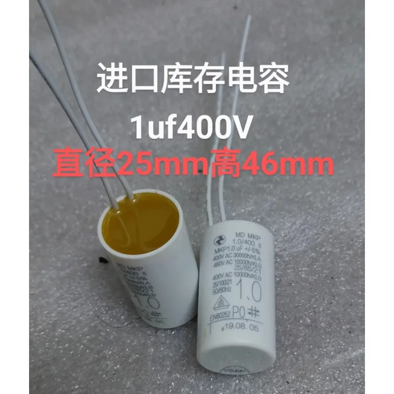 10Pcs 1uf 2uf 2.5uf 3uf 3.5uf 400V wall-hung boiler water pump motor running stepless capacitor