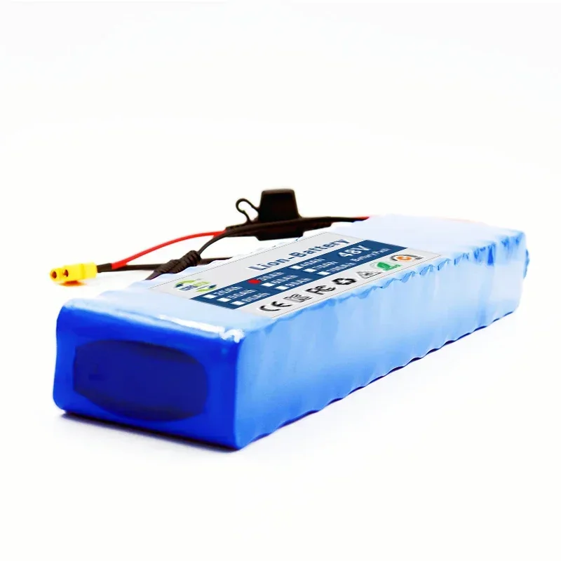 48V 30Ah 18650 Lithium Battery Pack 13S2P 1000W High Power Battery 54.6V 30000mAh BMS + Fuse