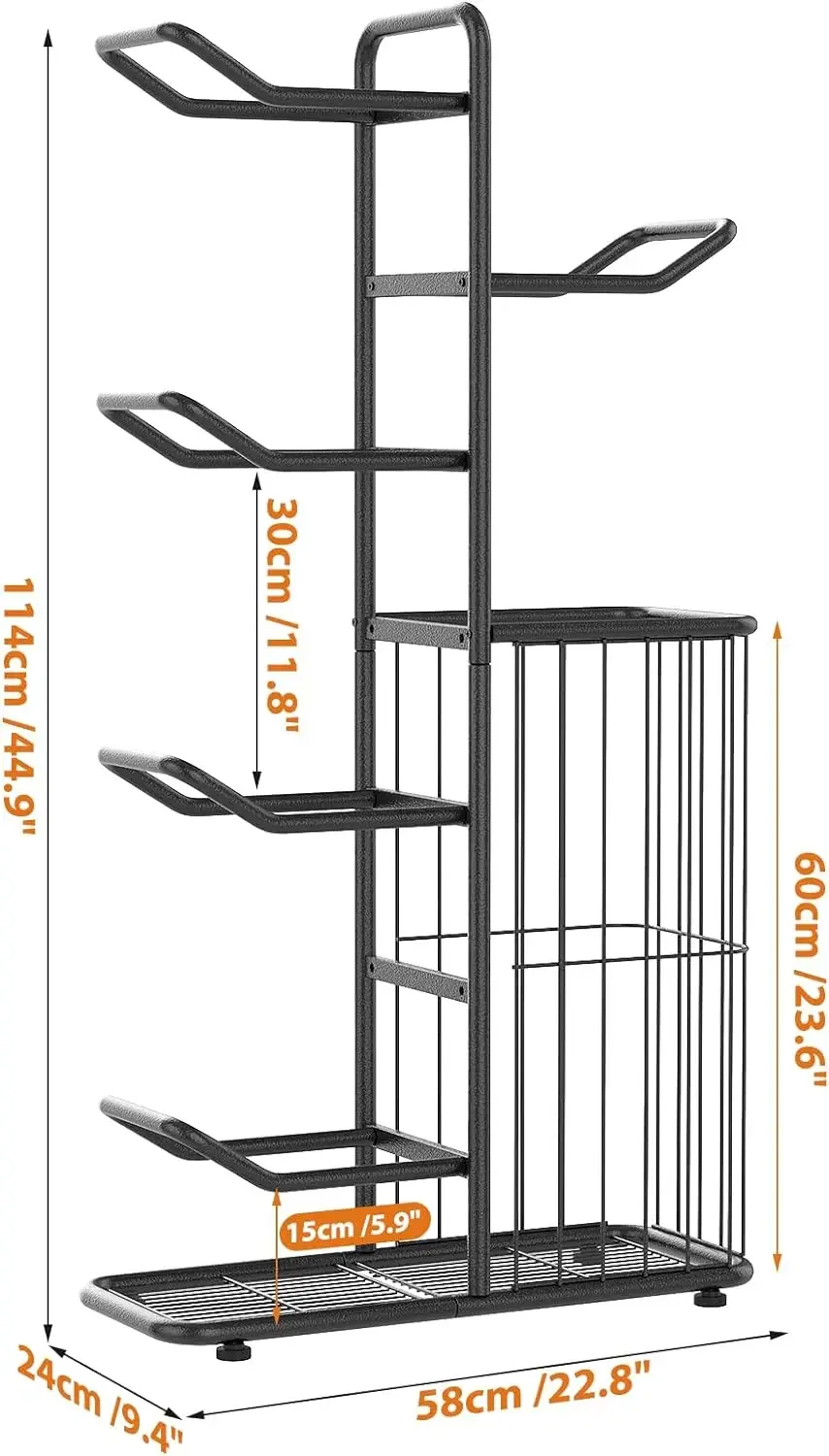 Ball Storage Rack Basketball Storage Holder Sports Equipment Storage Rack Basketball Racks for Balls for Basement Living Room