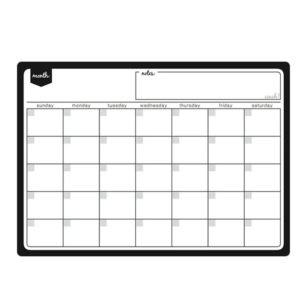 

Magnetic Plan Paste Calendar Month Erasable Weekly Planner Schedule Sticker Refrigerator Message Board Magnetic