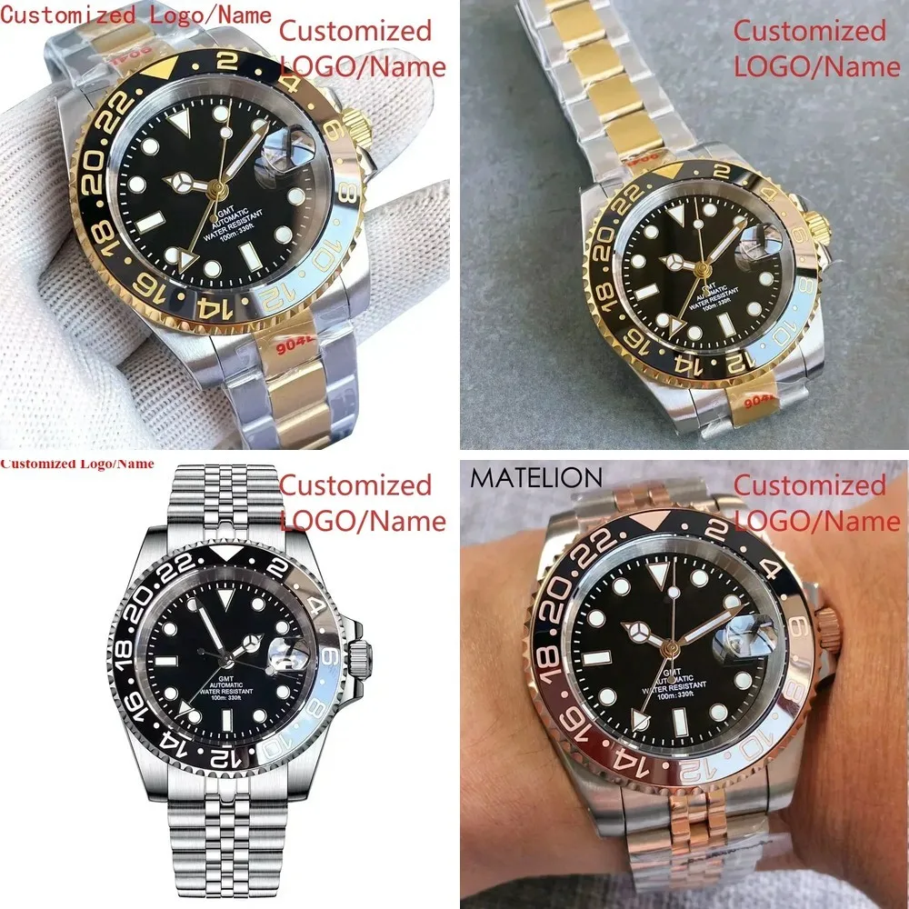 

Moq 5 units wholesale price custom logo high quality luxury watch Automatic Mechanical Movement Diving Sport Watch