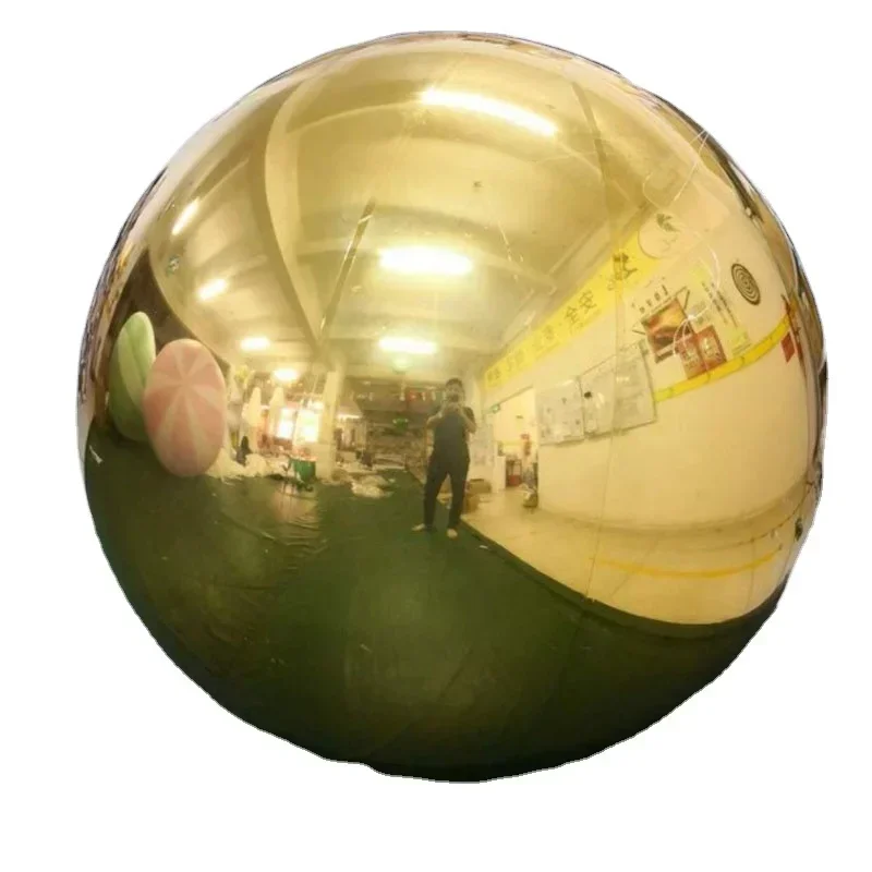 Wholesale large Giant Event Decoration PVC Floating Sphere Mirror Balloon Disco Shinny Inflatable Mirror Ball