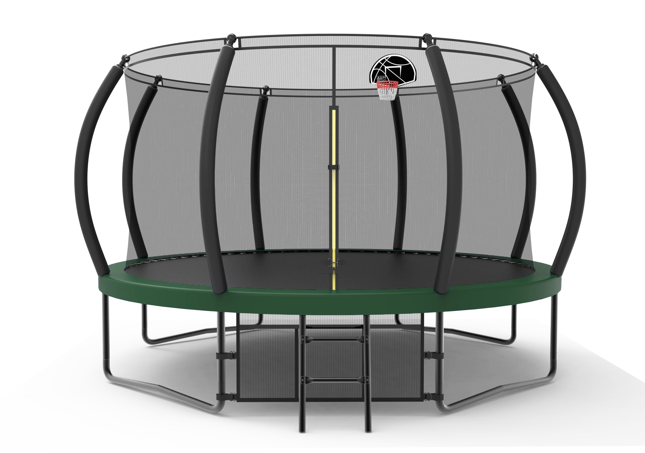 

New big trampoline 14FT Green Outdoor Trampolines w/Ladder and Safety Enclosure Net for Kids and adults