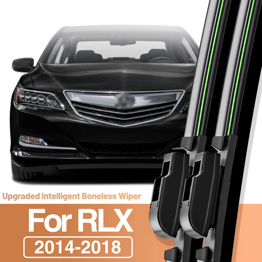 

2pcs For Acura RLX 2014-2018 Front Windshield Wiper Blades Windscreen Window Accessories 2015 2016 2017