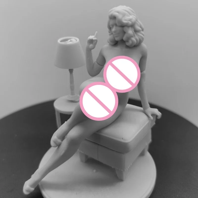 Agente eva 1/24 escala resina figura modelo kit fundição minis figura desmontado e sem pintura hobby diorama brinquedos