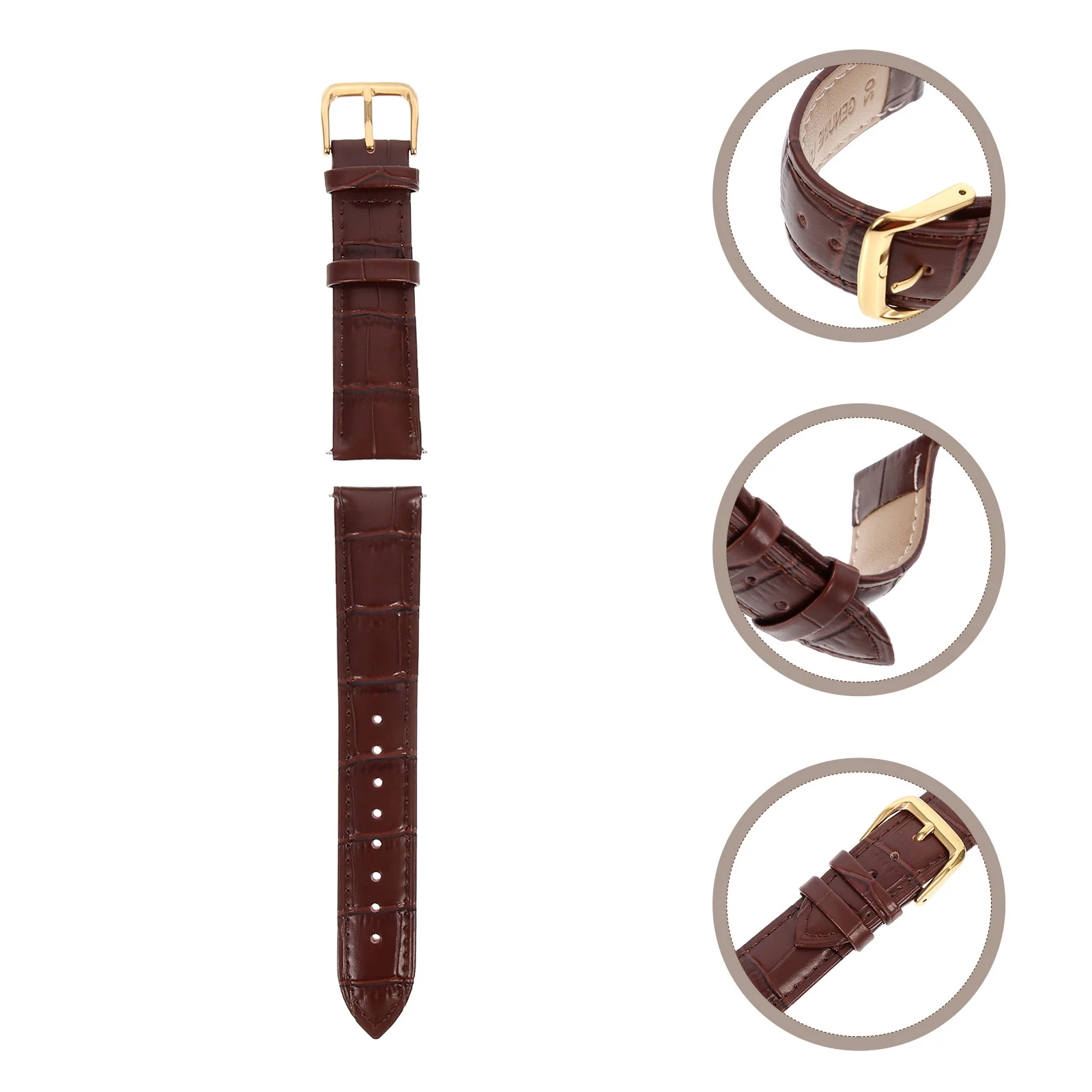 

Pattern Watch Strap Cowhide Adjustable Quick Release Band For Men Women Universal Replacement Accessory