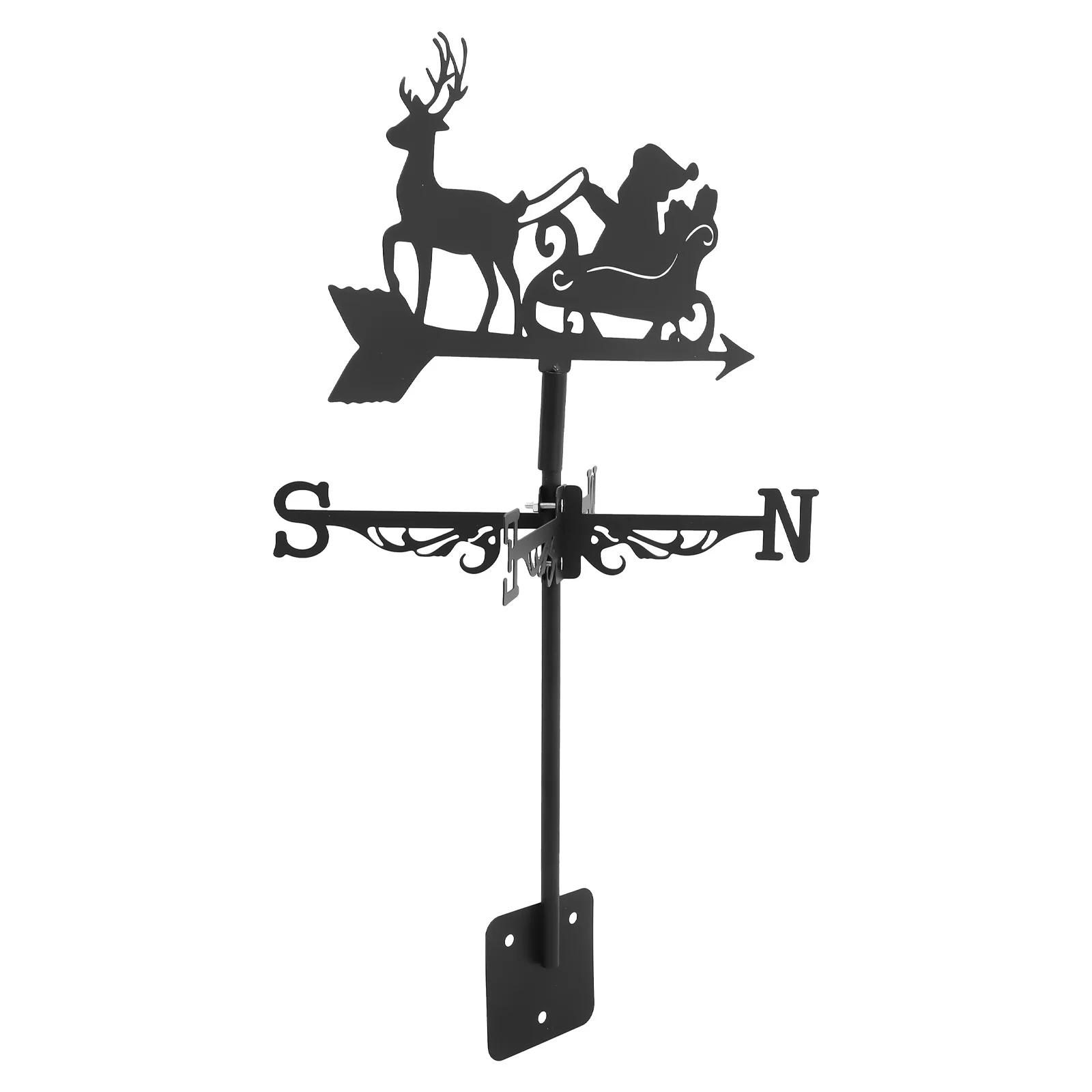 

Christmas Weather Vane Vintage Iron Wind Direction Indicator Outdoor Garden Decor Lawn Decoration Weather Vane