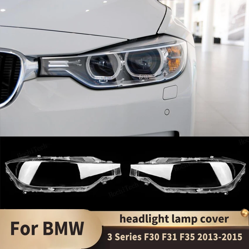

Чехлы на линзы фар автомобиля для BMW 3 серии F30 F31 F35 2013-2015, передний бампер, противотуманные фары, лицевая панель, прозрачный абажур