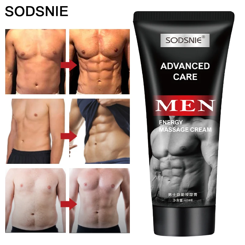 Men Powerful Abdominal Muscle Cream Stronger Muscle Strong Anti Cellulite  Product Weight Loss Cream Nourishing Moisturizing