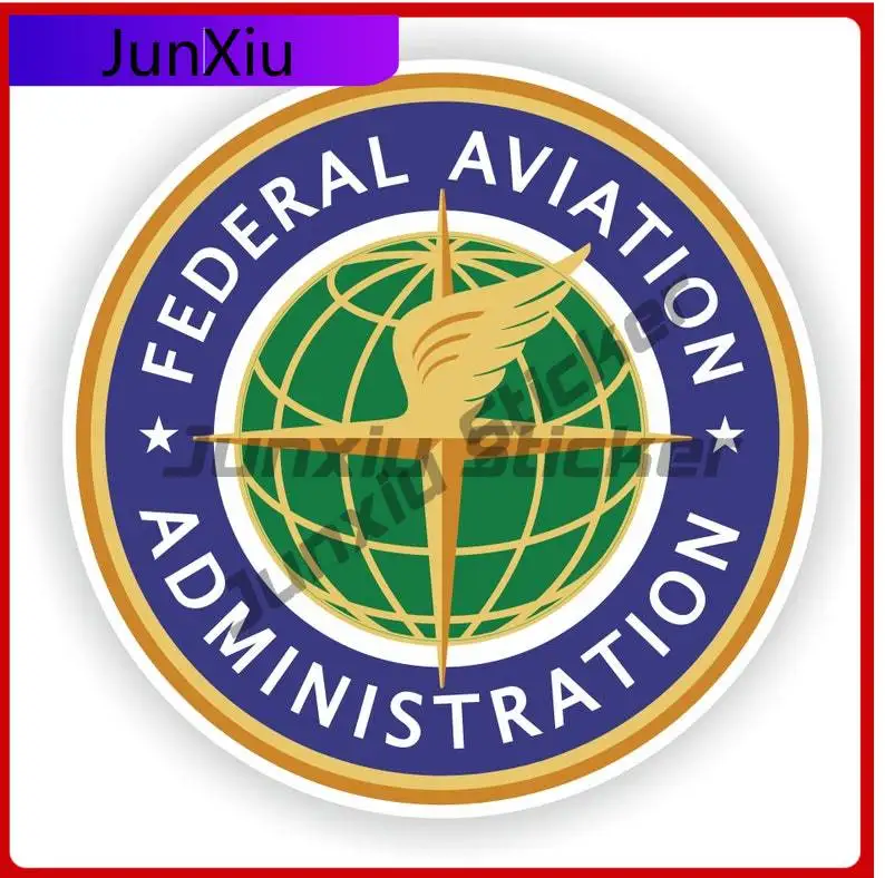Federal Aviation Administration Seal Creative Cute Car SUV Durable Vinyl Body Decoration Vinyl Decal For Car Truck SUV Window