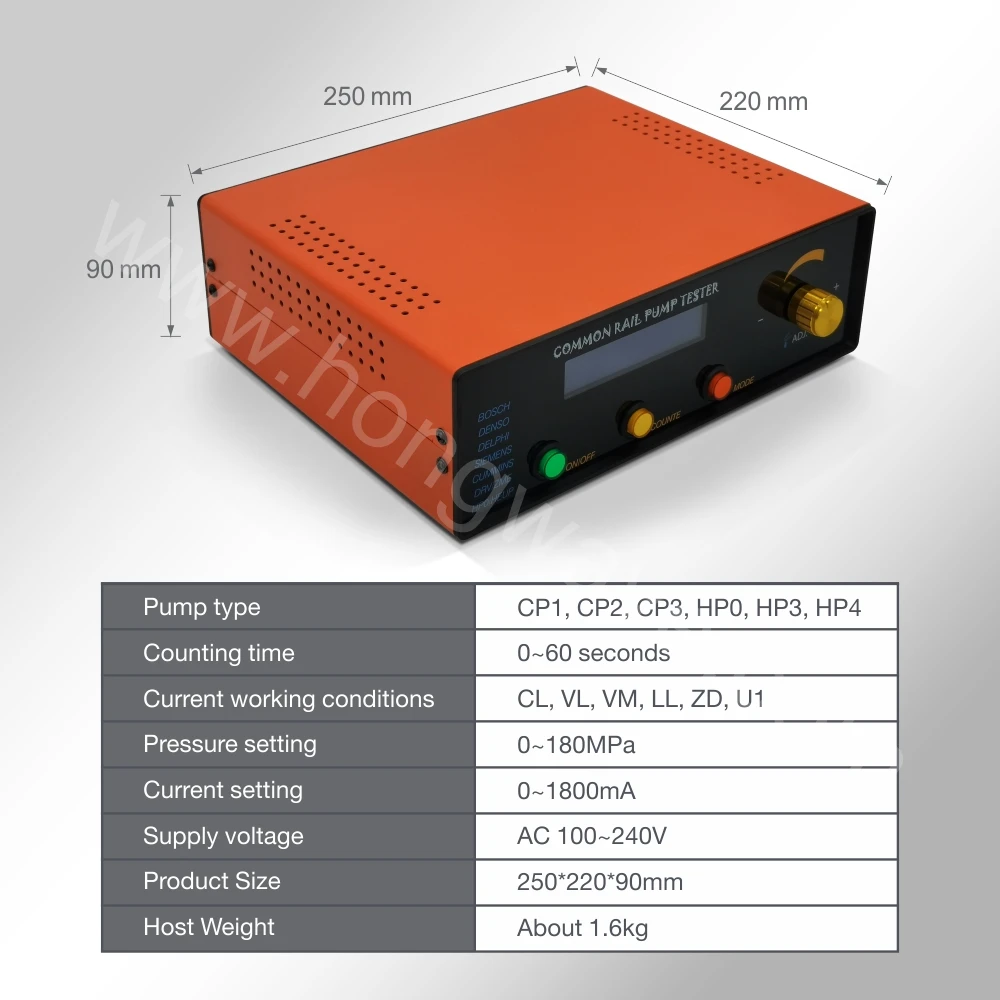CRP880 Common Rail Pump Tester Diesel High-Pressure System Diagnostic Tool Signal Simulator & Controller