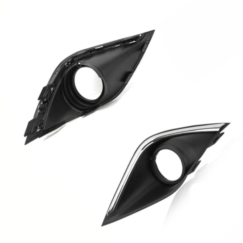 

2pcs Front Fog Light Surround Trim Cover Chrome Bumper Fog Light Bezel Cover Left Right For Mitsubishi Outlander Mk3 2015-2019