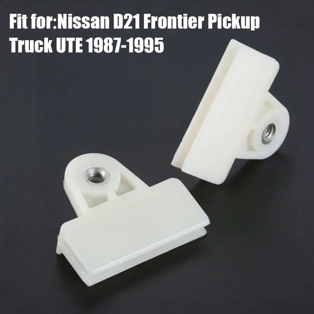 2pcs Car Glass Slider Connector Window Retainer Clip Door Channel Regulator for Nissan D21 Frontier Pickup Truck UTE 1987-1995