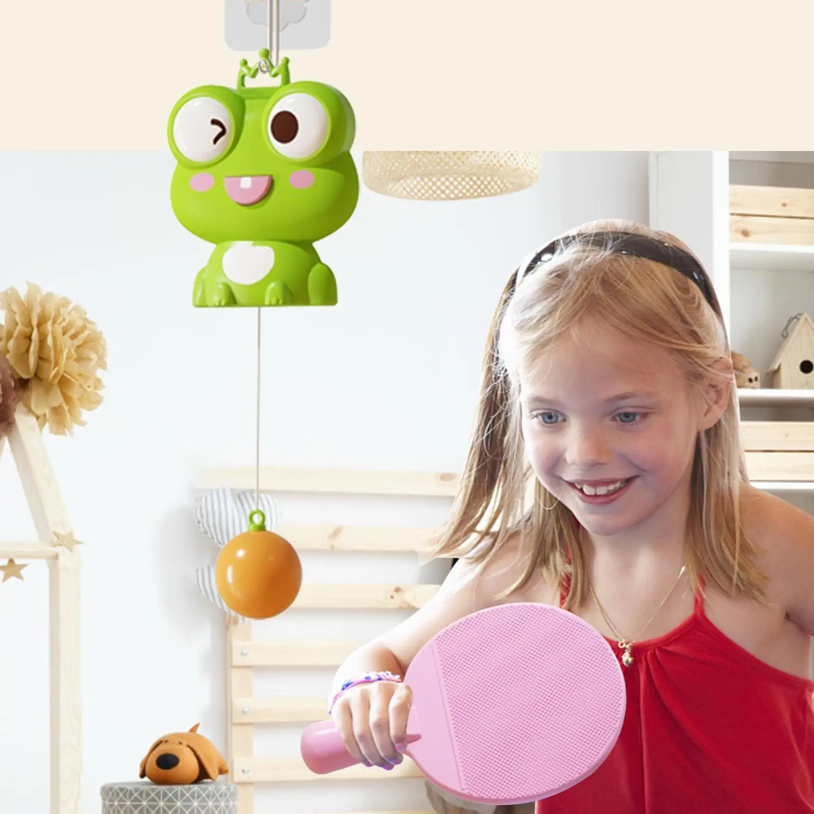 

Тренажер для настольного тенниса, портативная игра-понг с ракеткой и мячами, портативный тренажер для настольного тенниса для взрослых, детей, упражнения