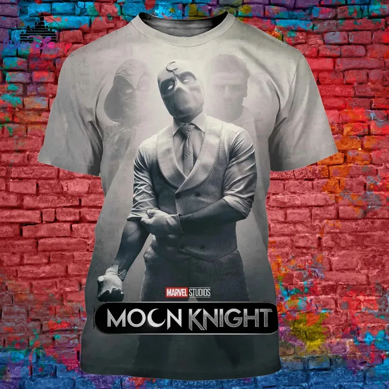 Miniso Moon Knight men women T shirt casual style 3D print summer casual streetwear tee Tokyo Revengers T shirt Y2K Roupa