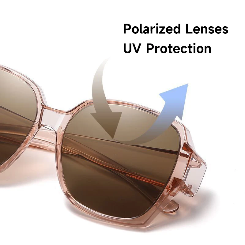 1 Uds. Gafas de sol polarizadas para hombres y mujeres usadas en el exterior de gafas graduadas aptas para gafas de lectura UV400
