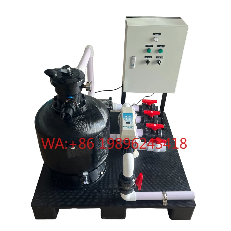 

Durable All-in-One Pool Salt Chlorinator & Sand Filter System | Smart Water Treatment Station | Commercial Grade Pool Sanitizer