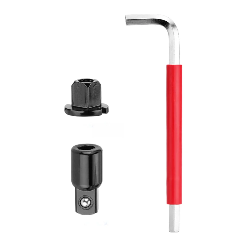 Standardized Bottom Bracket Tool Kit Including 8mm Hex Key and 1/2 Drive Socket Wrench for Workshop Efficiency