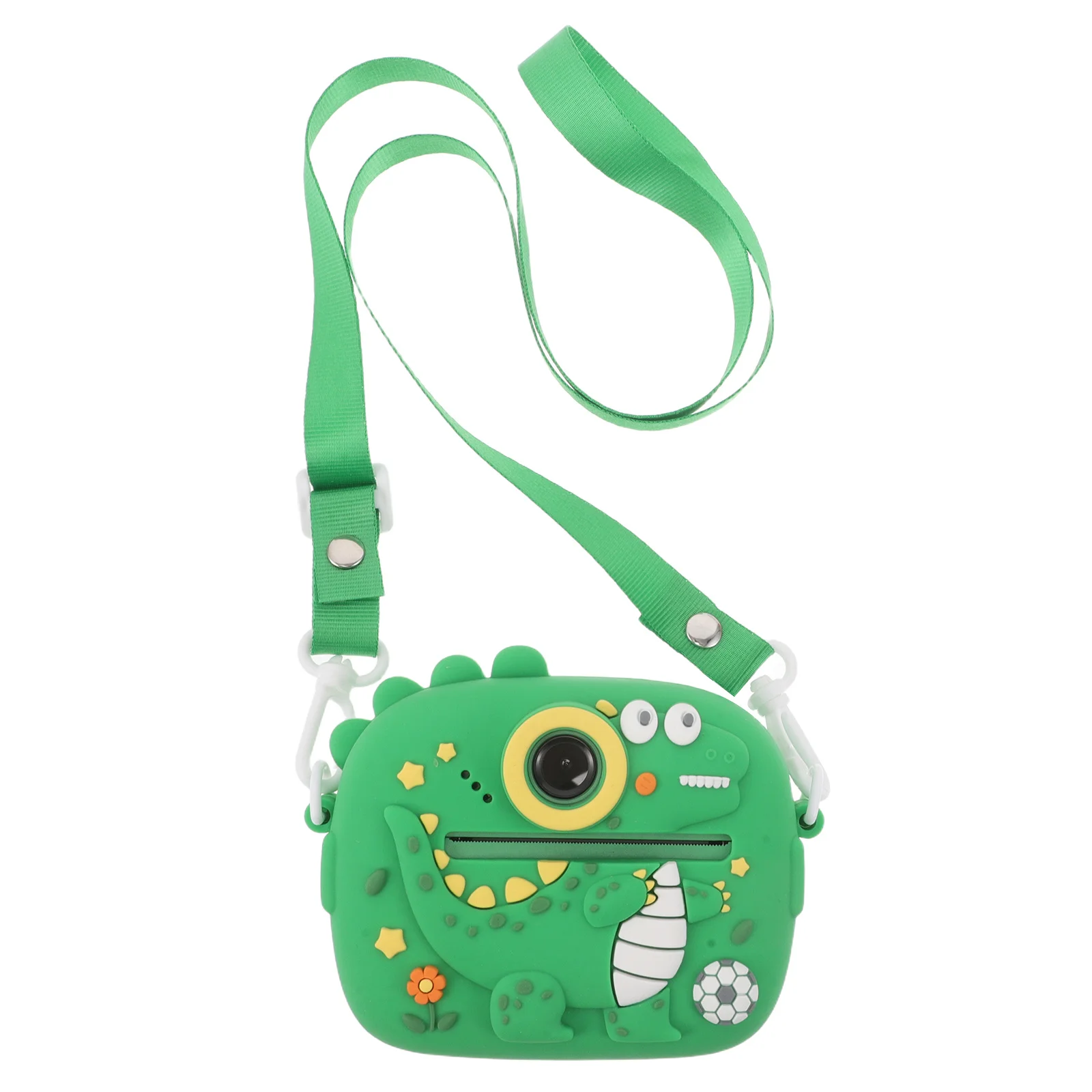 Câmera Digital Infantil com Lente Dupla, Impressão Instantânea, Design de Desenho Animado, Câmera para Crianças, Meninos e Meninas, Gravador de Vídeo com Estrutura Robusta