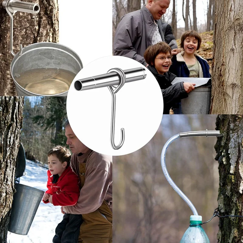 New Maple Syrup Tapping Kit Maple Syrup Collector Stainless Steel Maple Faucet Tip Maple Syrup Synthetic Filter