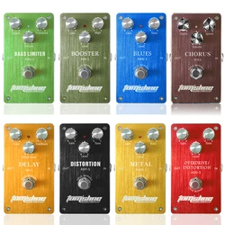 AROMA Guitar Effects Pedal True Bypass Distortion/Digital Delay/Chorus/Bass Limiter/Booster/Blues/Metal/Overdrive Distortion