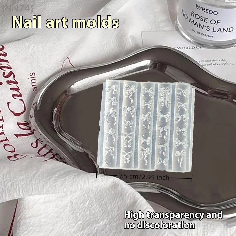 New Bowknot Silicone Mold For Nail Art – 3D Stereoscopic Stamp, DIY Handmade Manicure Tool And Decoration Accessory