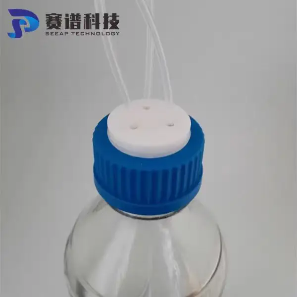 2000ml liquid chromatography transparent brown mobile phase bottle chromatography specific reagent bottle 2L mobile phase solven