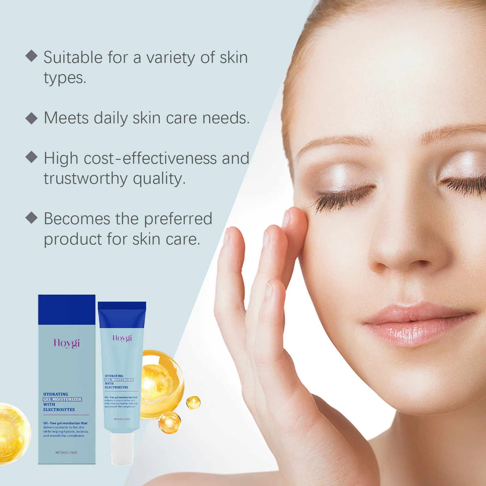 

Hydrating Moisturizing Facial Gel Anti-Aging Lightens Fine Lines Moisturizing Firming Lifting Improves Complexion Skincare Cream