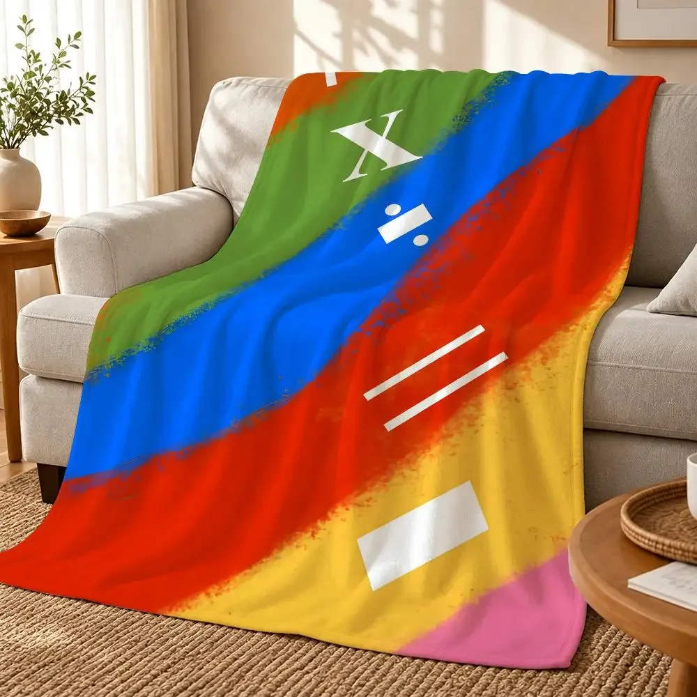 E-e-ed Sheeranss Throw 240g flannel blanket, suitable for sofas, beds, offices, exquisite gift blankets