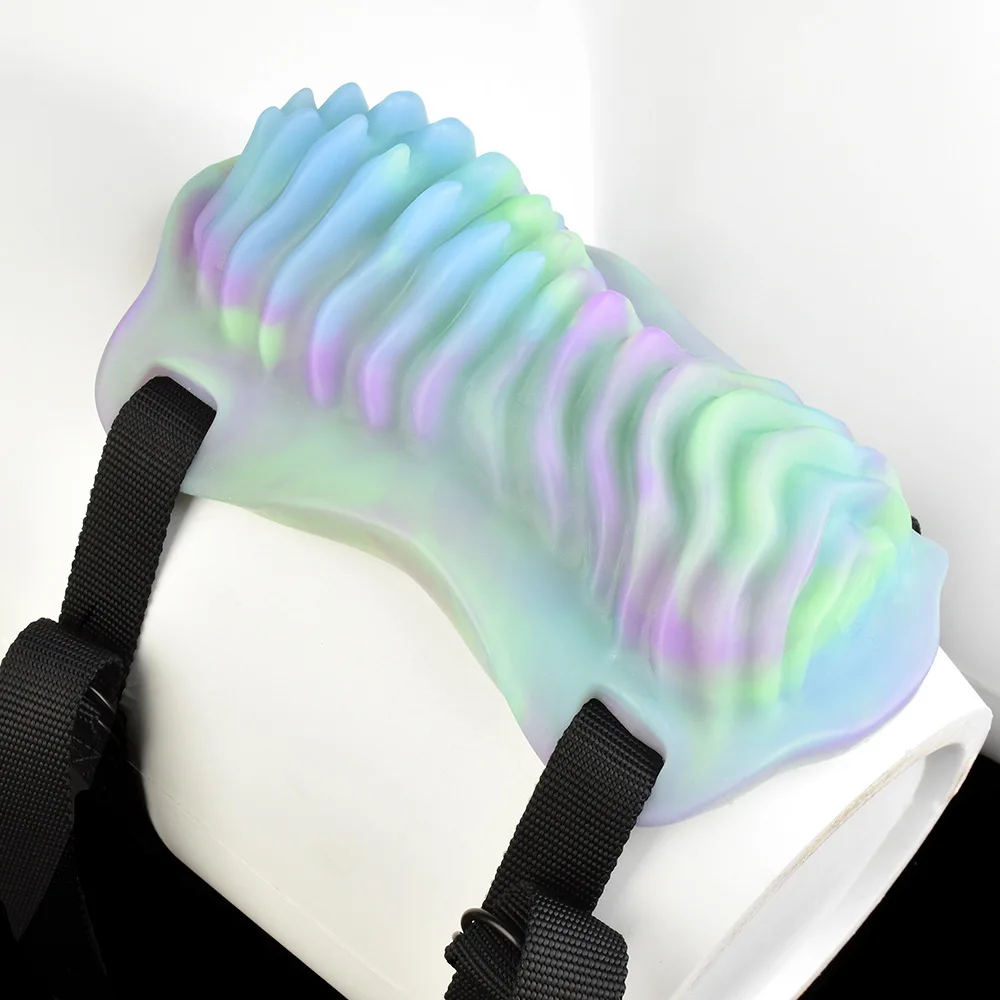 YOCY Strapon Sex Grinder wibratory sterowane zdalnie gra wstępna zabawka dla dorosłych bandaż Masturbator płynny silikonowy młynek seksualny