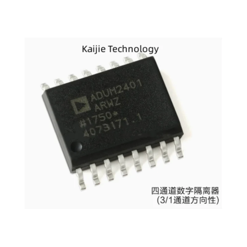 

New original ADUM2401ARWZ-RL SOP-16 quad-channel digital isolator chip.