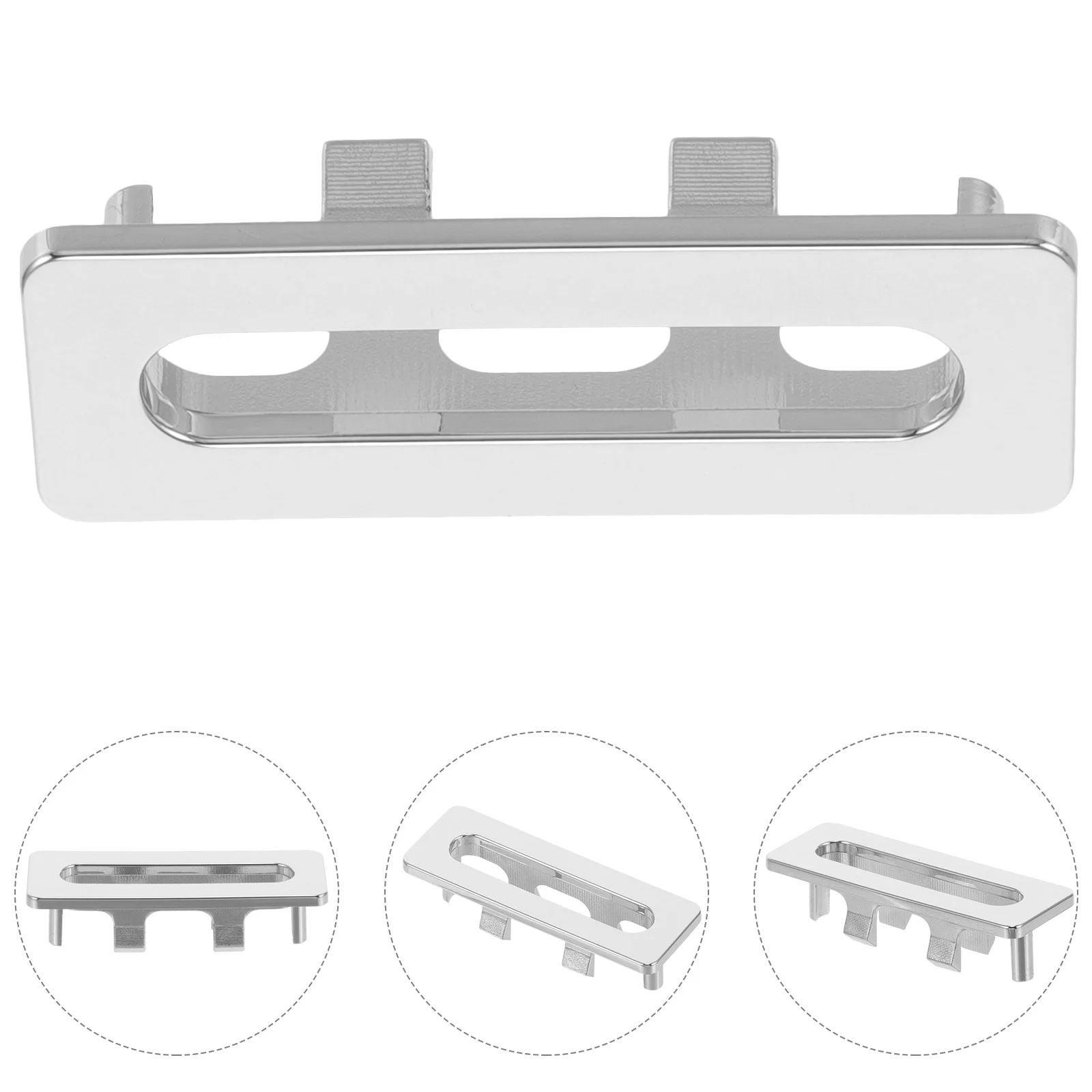

5 Pcs Decorative Cover Basin Overflow Water Trough Tub Drain Plastic Hole Replacement Cap
