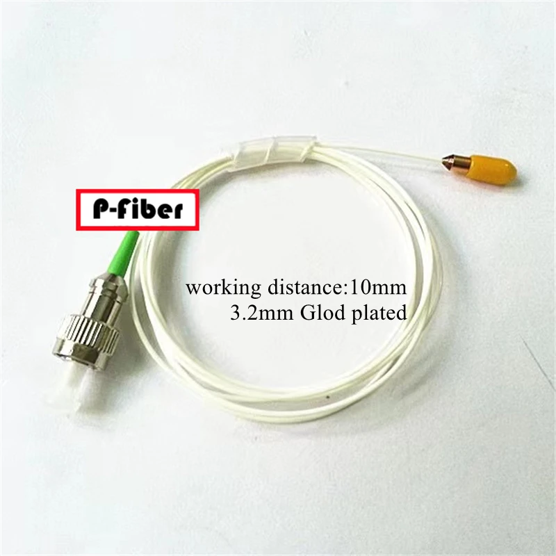 Optical fiber collimator FC/APC 5pcs 3.2mm Gold plated tube Single fiber Working distance 10mm