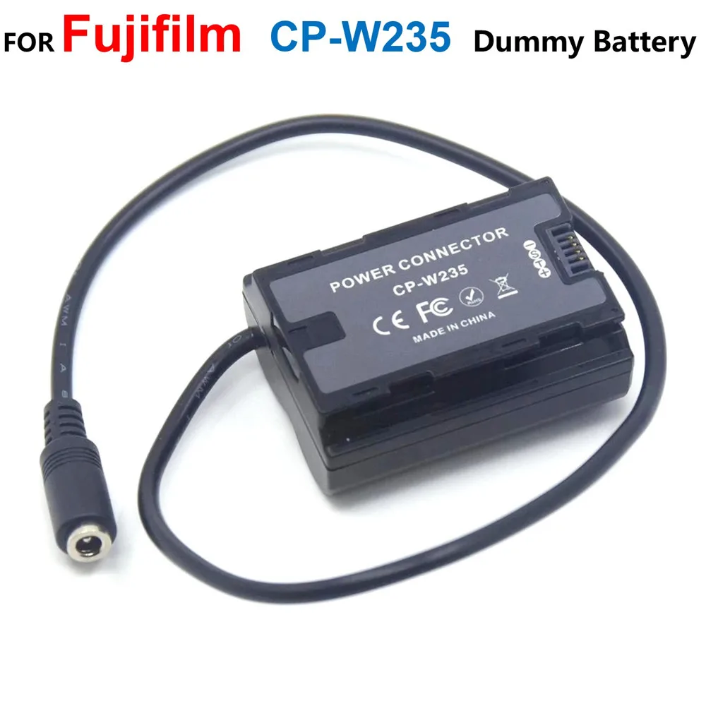 

Power Adapter Supply CP W235 CP-W235 DC Coupler Fit NP W235 NP-W235 Dummy Battery For Fujifilm X-T4 XT4 GFX100S GFX50S II Camera