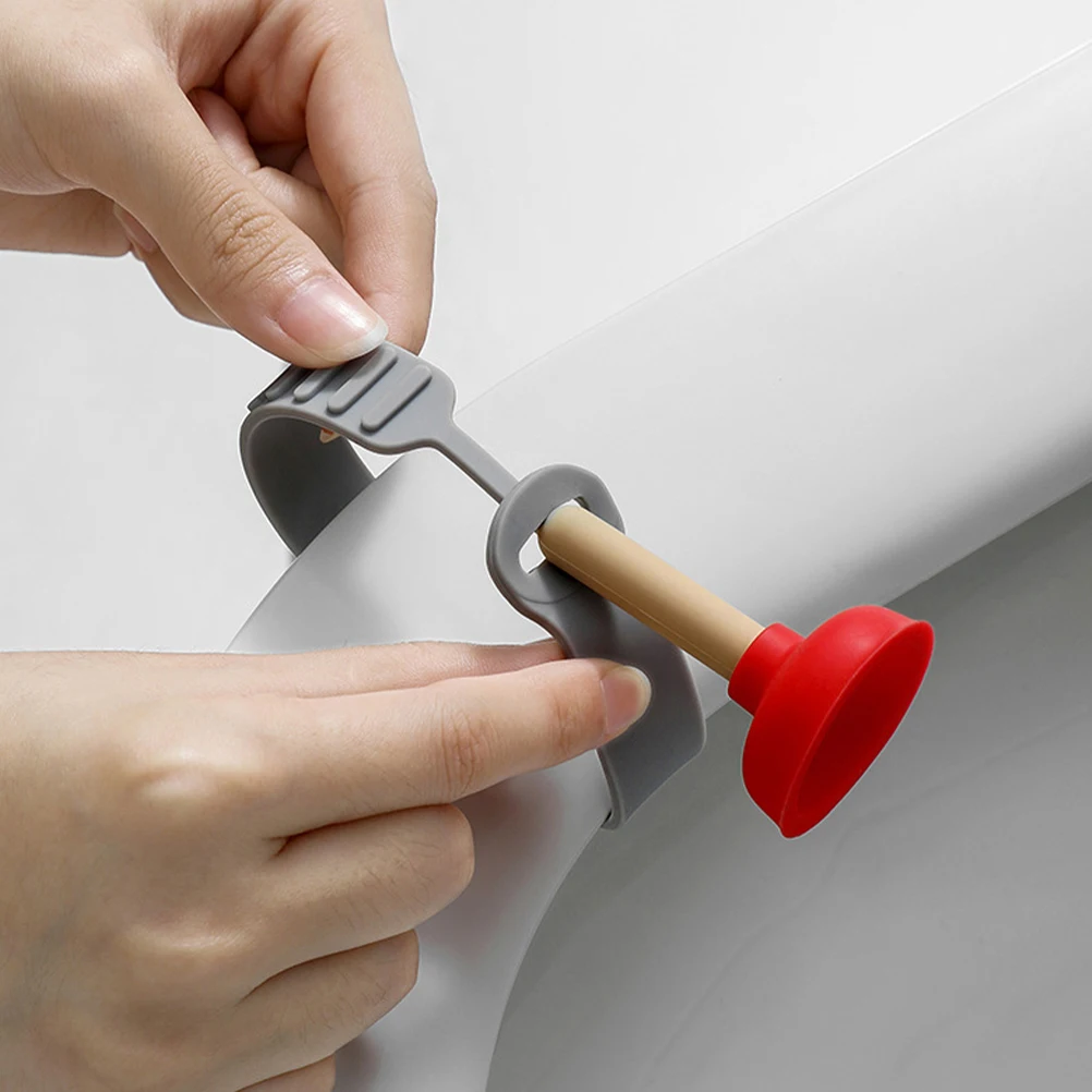 

2Pcs Practical Toilet Lid Lifters Touch Free Bathroom Supplies for Elderly and Children Toilet Seat Lifters Bathroom Accessories