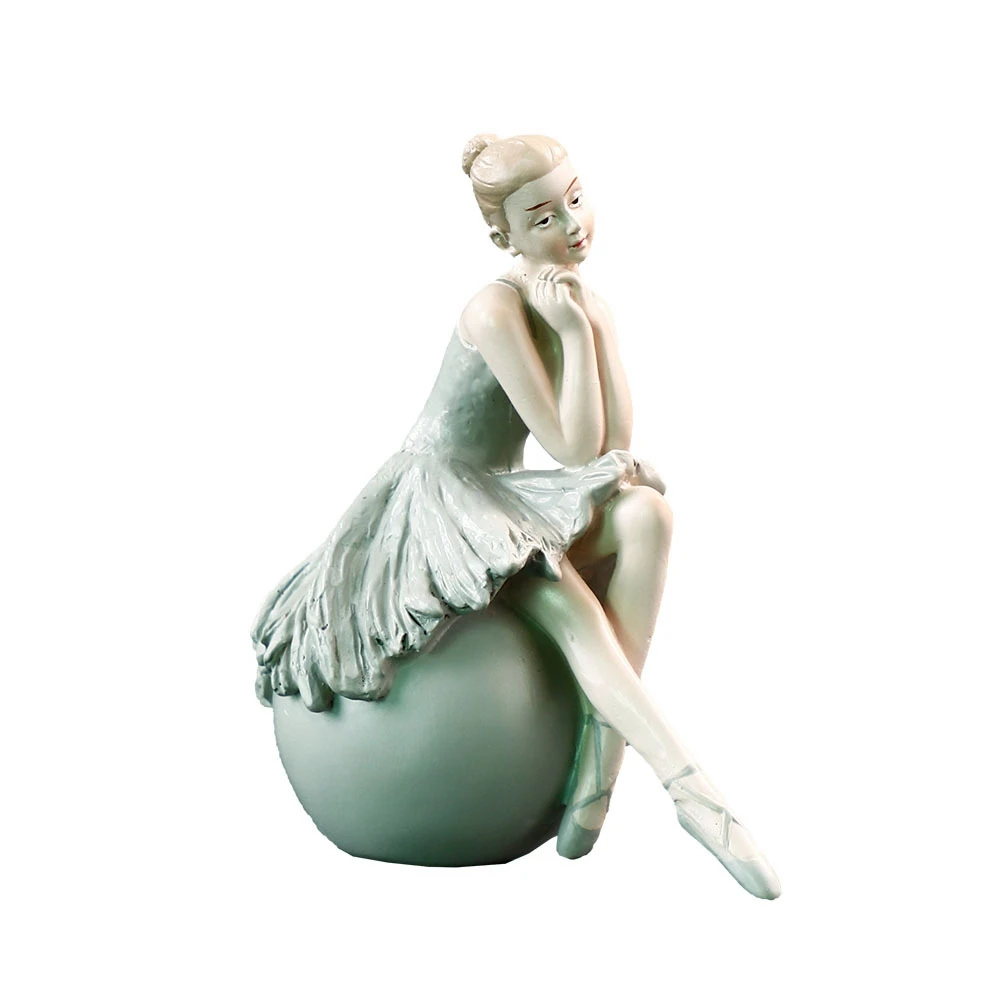 

Creative Home Resin Crafts Ballet Girls Living Room Bedroom Statues Sculptures Figurine Nordic Room Home Decor Decoration Desk