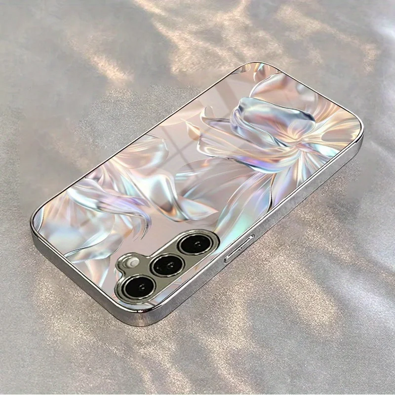 Glorious and lustrous electroplated glass phone case, suitable for Samsung Galaxy S26/S25/S24/S23//S22/S21 and other models