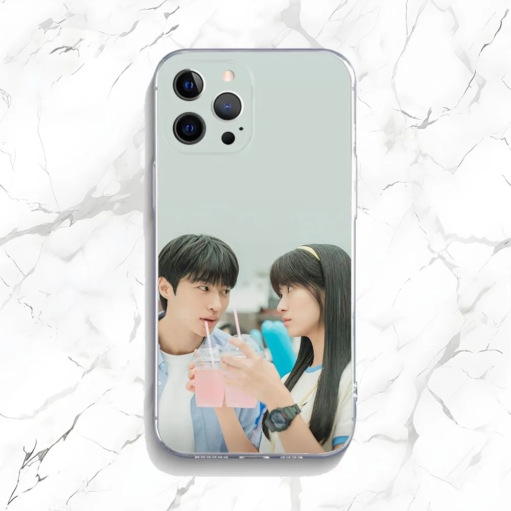 Lovely Runner Korea TV Series Phone Case For iPhone 15,14,13,12,11 Plus,Pro,Max,XR,XS,X,7,8 Plus,SE,Mini Clear Silicone Soft