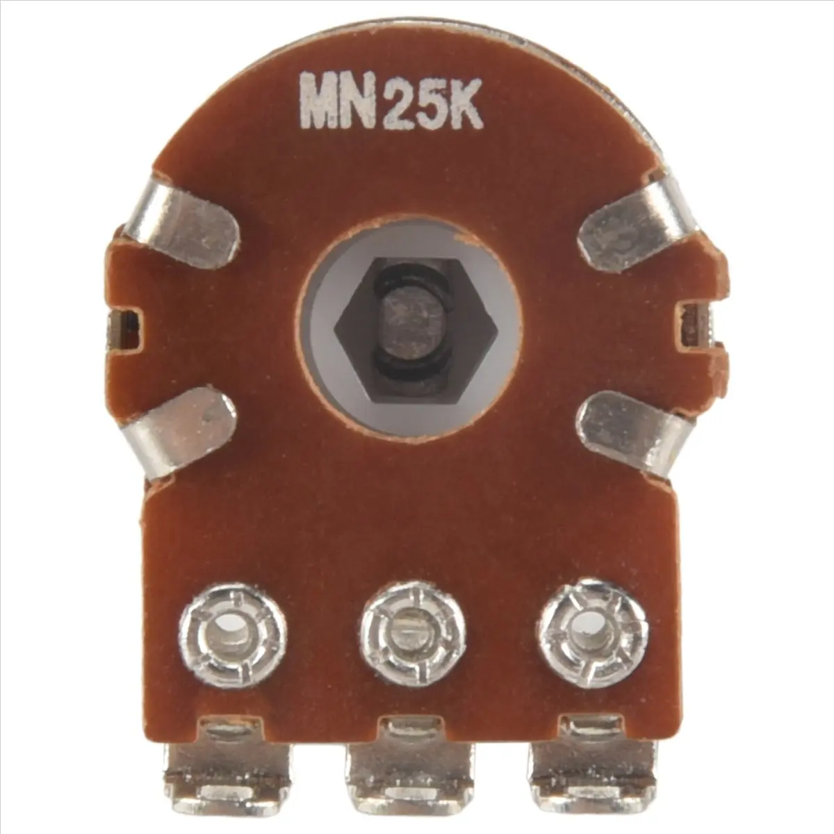 

【black huodong】3 Pcs Double Balance Stacked Knurled Stalk Guitar Bass Volume Tone Control Pots Potentiometer Switch MN25K