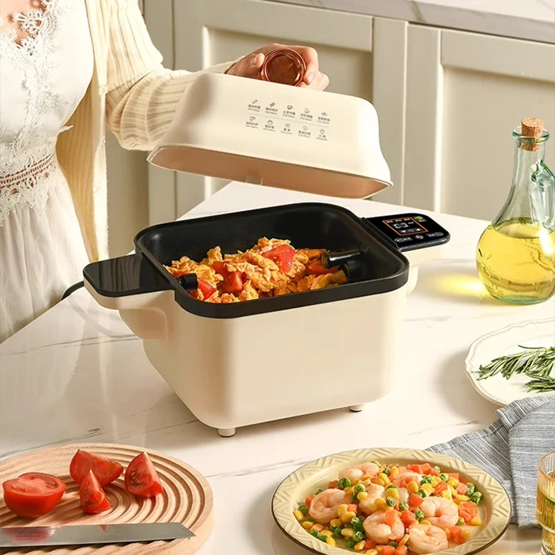 Automatic cooking robot fully automatic rotating stir fry smart home lazy pot fried rice machine multifunctional