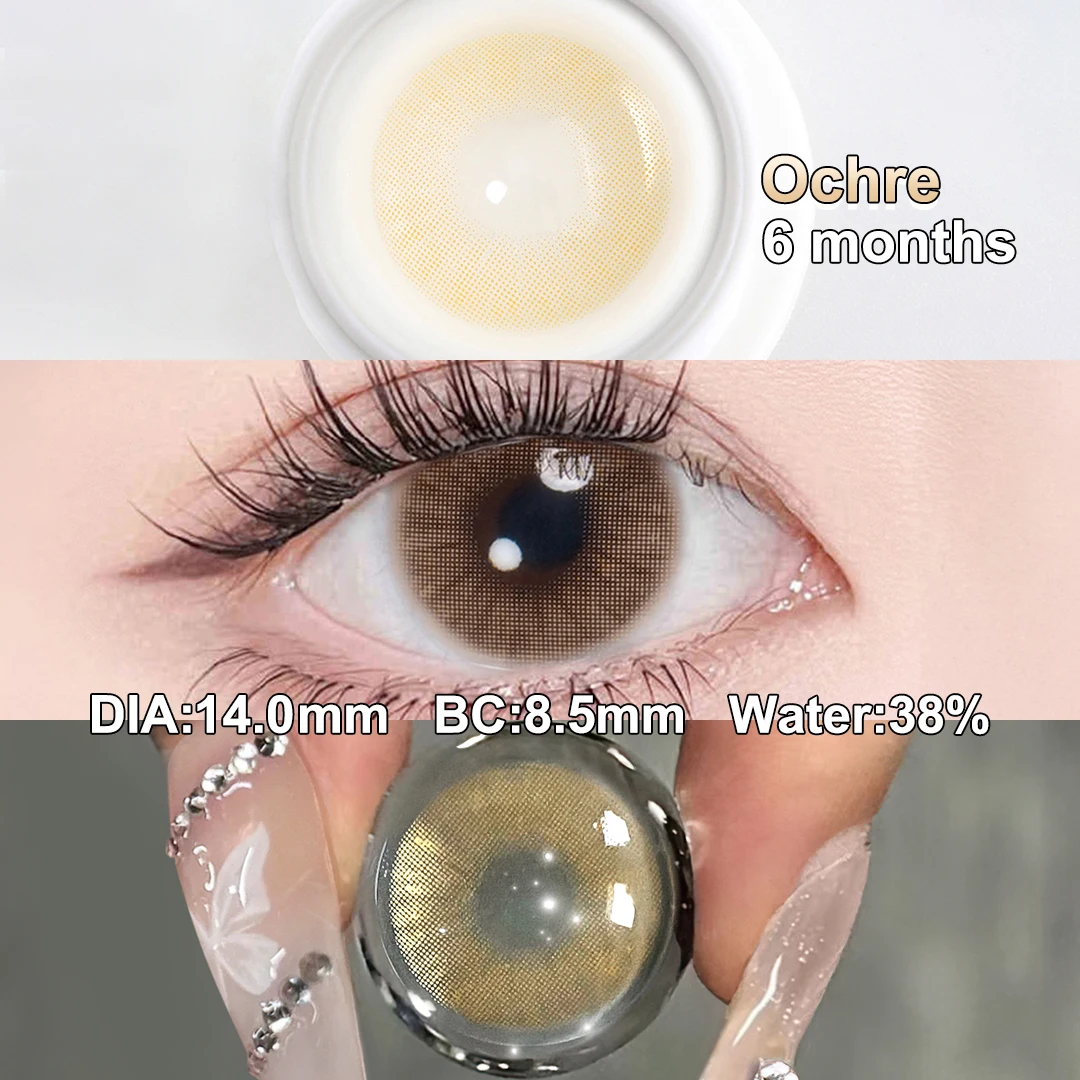 (0,00~-6,00) MAGISTER 14,0mm Kleindurchmesser-Kontaktlinsen mit Dioptrien Farbige Kontaktlinsen für Augen-Make-up 6 Monate – Detail 4
