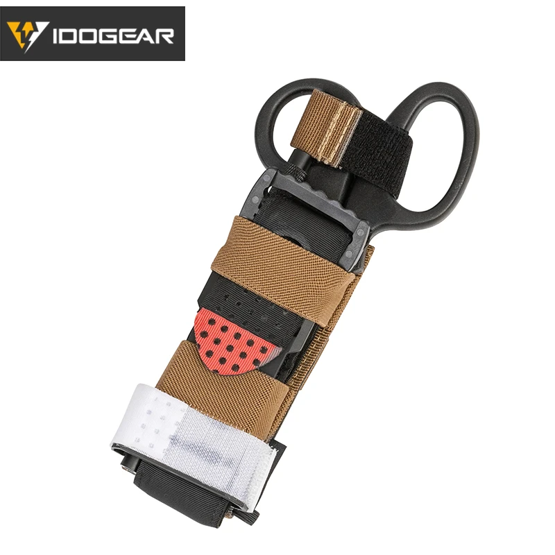 

Сумка для ножниц и жгута IDOGEAR, совместимый с MOLLE держатель быстрого доступа для уличного рюкзака, ремня (только чехол) 3564