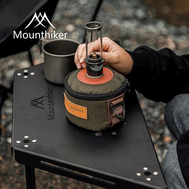 Outdoor Dream Candle Light Mountainhiker Explosion-proof Glass Camping Lamp Decorative Candlestick Ornaments Portable Gas Lamp