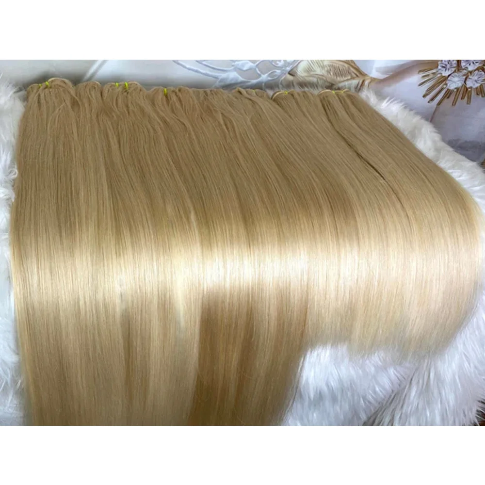 12A Honey Blonde Colored Straight Human Hair Bundles 613 Blonde Human Hair Bundles And Weaves Raw Brazilian Original Hair 30 32 34 36 38 Inches 100% Unprocessed Human Hair Extensions 1 2 3 4 Bundles Deals Can Be Dyed Any Color Wholesale Hair Free Shipping
