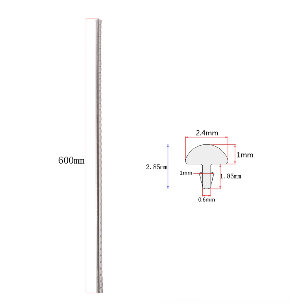 

20 pcs Cupronickel Fret Wire Set 2.4Mm Width For Electric Acoustic Guitar Bass St 60Cm Length Alloy Strings High Strength