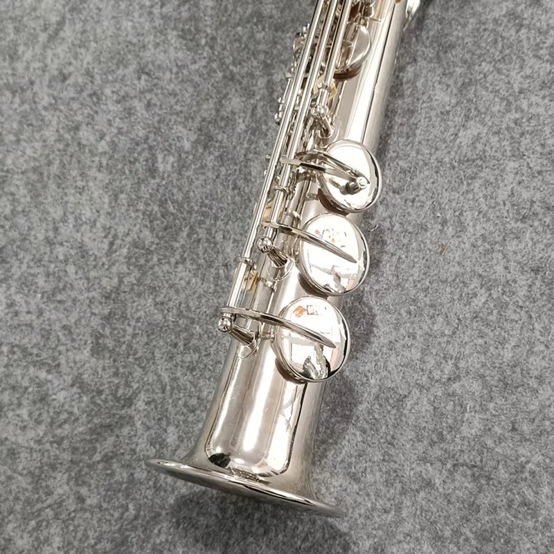 Made in France High Quality Soprano Saxophone nickel plating Mark VI B-flat Soprano Sax Mark VI Mouthpiece Reeds Neck