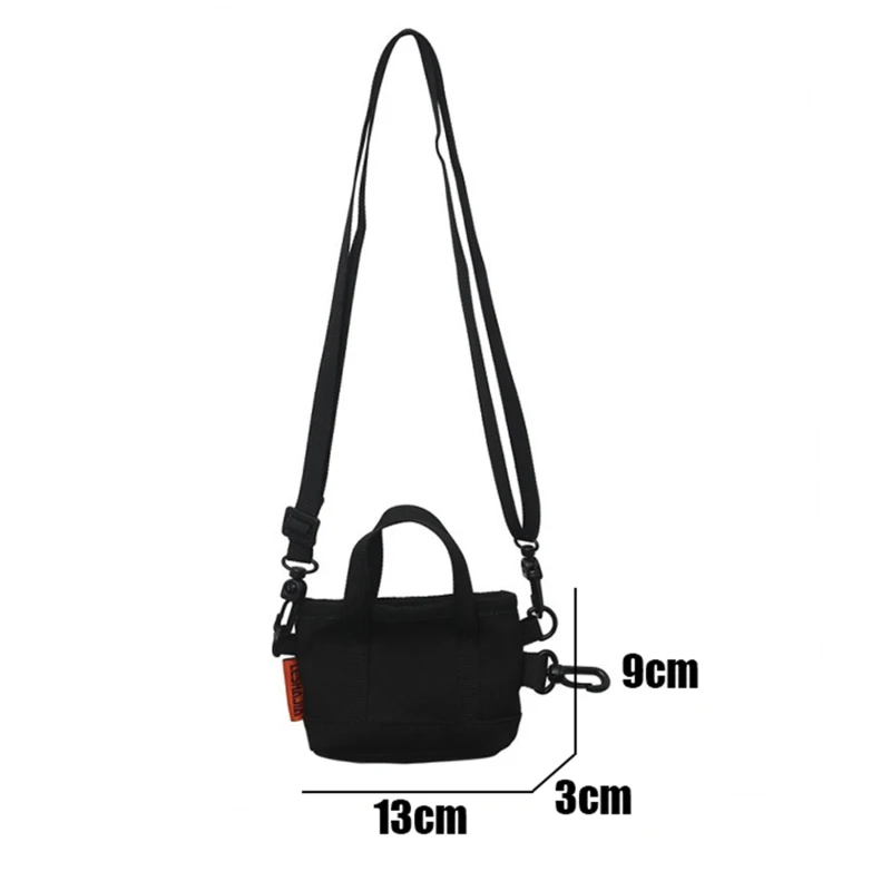 Messenger Sling Bags For Men Casual Nylon Small Zipper Crossbody Pouch Simple Small Crossbody Shoulder Bag Men Bag