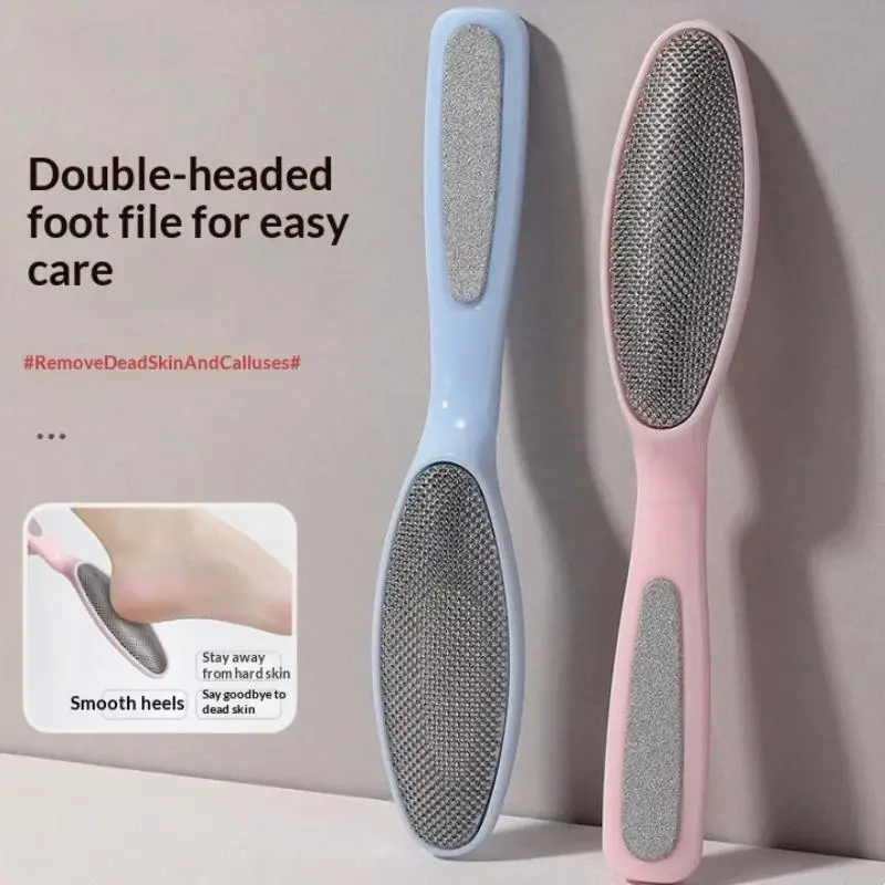 1Pcs Double Headed Foot File With Dual Grinding Surfaces Removes Dead Skin And Calluses For Home Pedicure Daily Foot Care