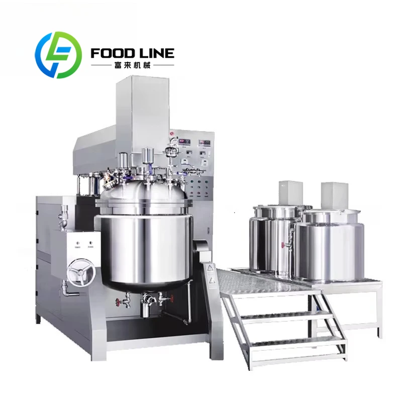 Factory Customized High Productivity Cosmetic High Shear Ointment Vacuum Emulsifying Homogenizer Mixing Machine Mixer Customize