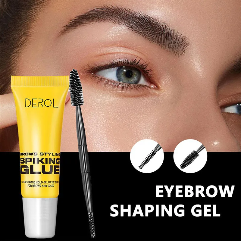 Gel para cejas de estilo, resistente al agua y al sudor, transparente, de larga duración, cera para cejas, maquillaje, potenciador de estilismo, Gel para cejas